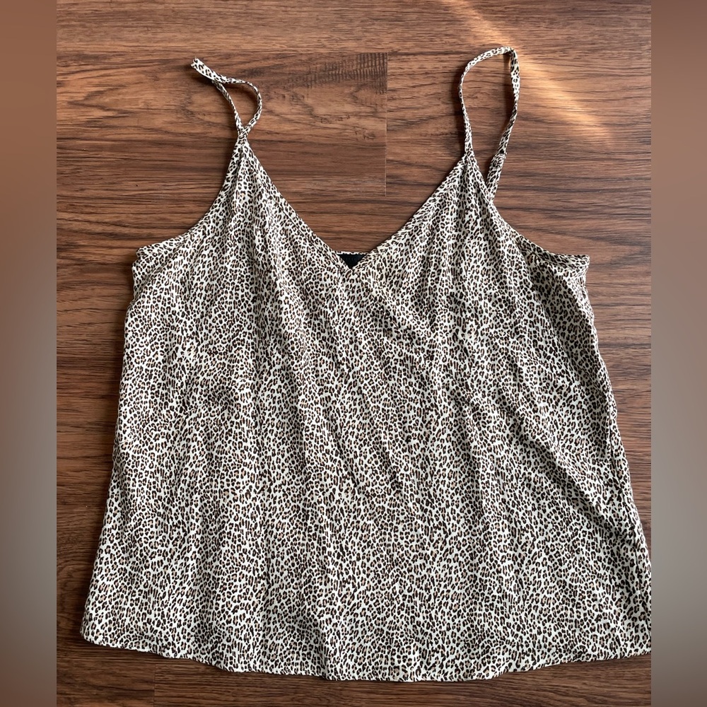 Jenni Kayne leopard print camisole M
